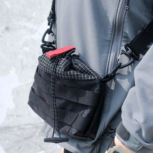 肥熊快反式战术手机黑卡数码相机便携包X-Pac机能风单肩包斜挎包