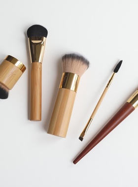 Tarte矿物质散粉刷粉底刷竹制刷柄粉饼刷腮红刷软毛亲肤不扎脸