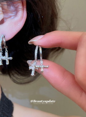 夜色正浓江疏影女神蒙上眼唐盈盈辛芷蕾玫瑰丛生瑜蒋欣同款耳环饰