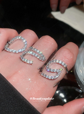 夜色正浓江疏影女神蒙上眼唐盈盈玫瑰丛生瑜蒋欣王子文同款戒指环