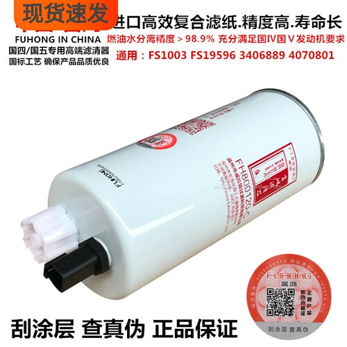 FH800120-C 高端电喷FS1065 FS1003 FS19596 4070801柴油滤清器芯