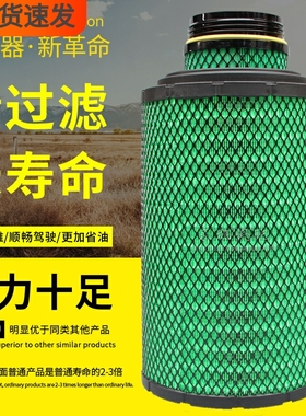 K2337PU适配东风解放1109060-1856-C00高品质1109070-40A空气滤芯