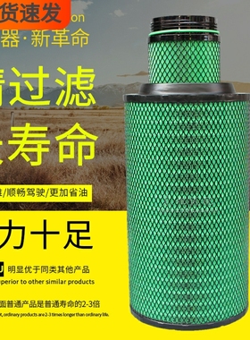 K2747PU适配重汽汕德卡豪沃豪瀚华菱纳米长效高效空气滤芯滤清器