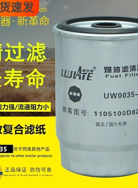 W0035电喷1105100D825/UF0231-039/CF-603526/3511-00068柴油滤芯