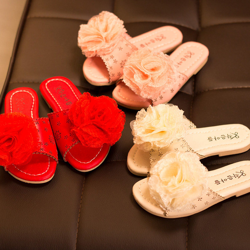 Pantoufles enfants en autre pour été - semelle caoutchouc - Ref 1033026 Image 1