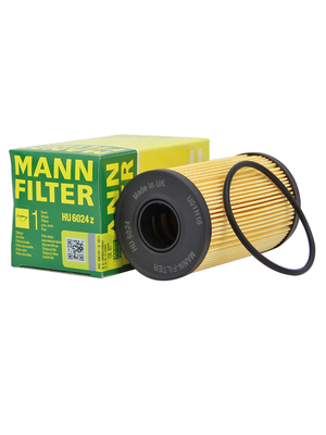 曼牌机油滤芯格HU6024/1Z适用捷豹XFL XEL路虎揽胜发现神行