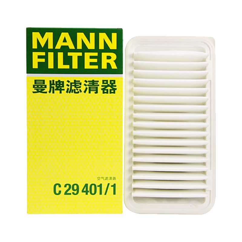 曼牌空滤C29401/1适配丰田花冠吉利帝豪远景比亚迪F3R L3空气滤芯
