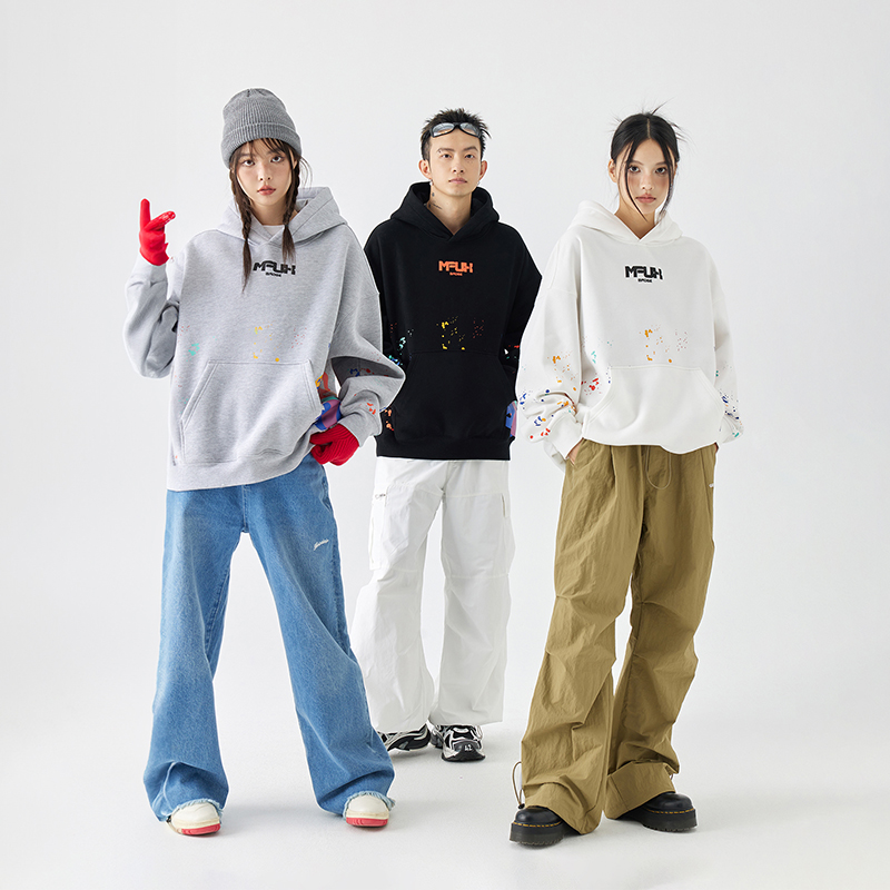 MPUX联名无定mpux泼墨上衣连