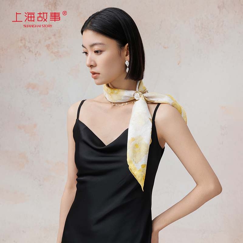 上海故事春夏中方巾女