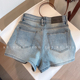 高腰短裤 显瘦百搭辣妹款 女2025年新款 好看 夏季 A字版 热裤 子潮