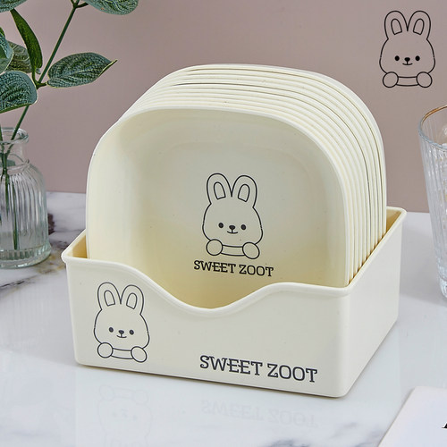 食品级小兔骨碟+底座