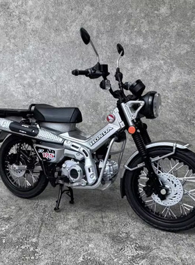 青岛社1:12 本田CT125幼兽摩托车仿真合金摩托车模型摆件生日礼品