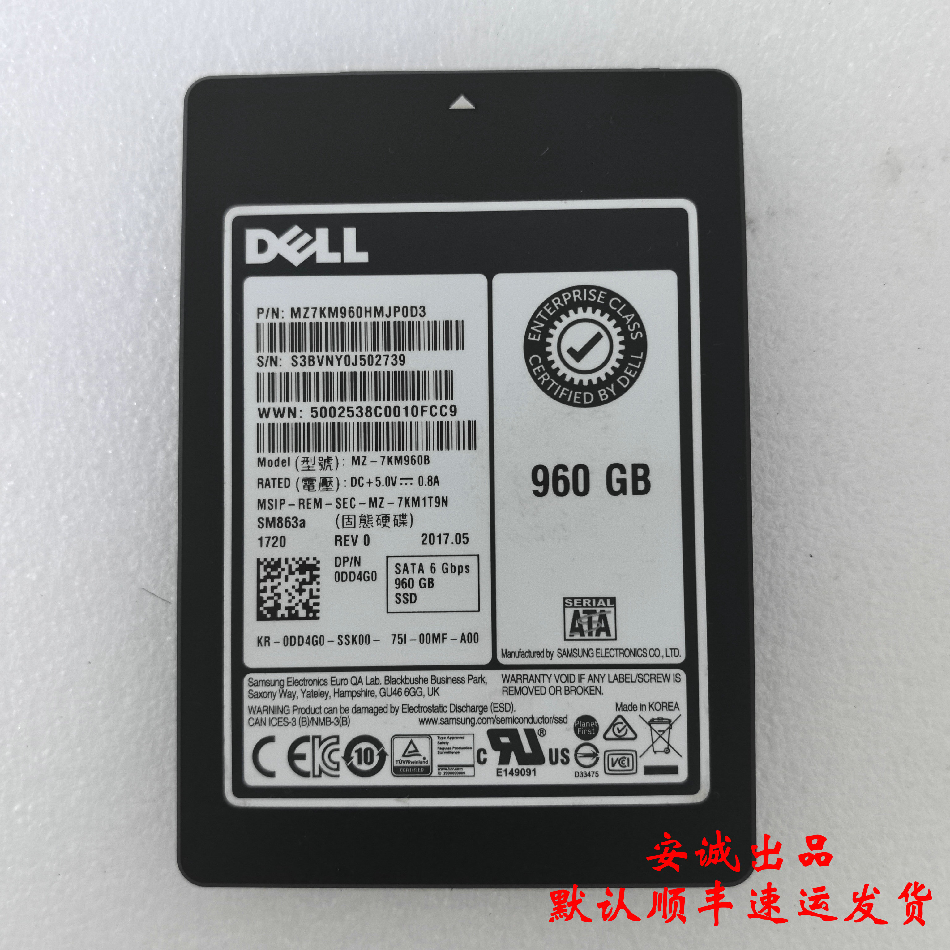 Dell0DD4G0960GSATA6G2.5