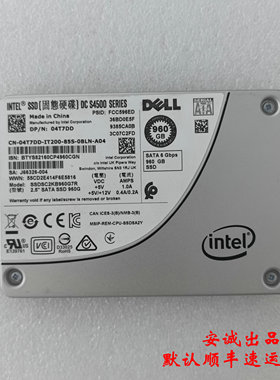 Dell/戴尔 04T7DD 960G SATA 6G 2.5 SSD SSDSC2KB960G7R固态硬盘