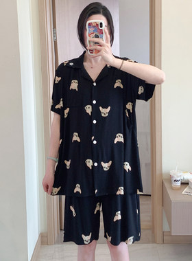莫代尔粘纤春夏哺乳睡衣月子服