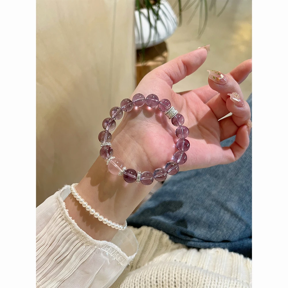 天然白水晶手串水晶手链