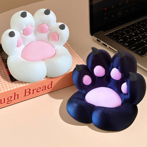可爱猫爪手机支架立体3D桌面