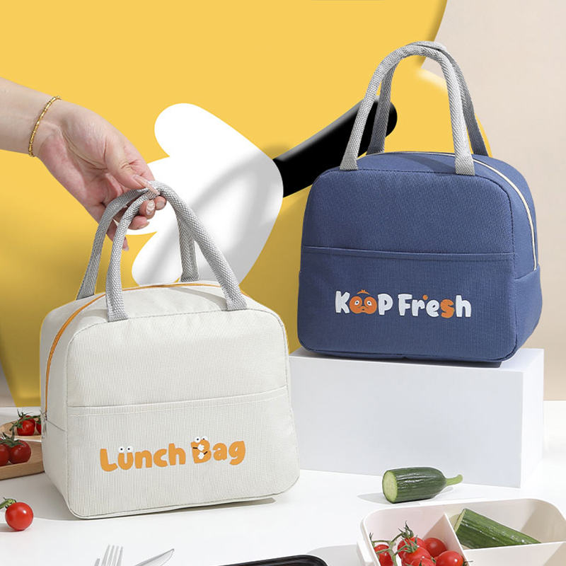 饭盒饭袋手提包防水保温装碗袋餐包装小学生带饭的男女款便当袋子