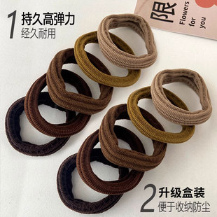 头绳2025新款 高端女生皮套高级感发圈扎马尾皮筋高弹力耐用橡皮筋