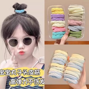 高马尾发绳高弹力耐用橡皮筋女扎头发圈2025新款 高端百搭头绳头饰