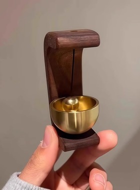 家用多巴胺门铃木质风铃吸门式入户进门提醒挂件门铃铛门撞铃挂饰