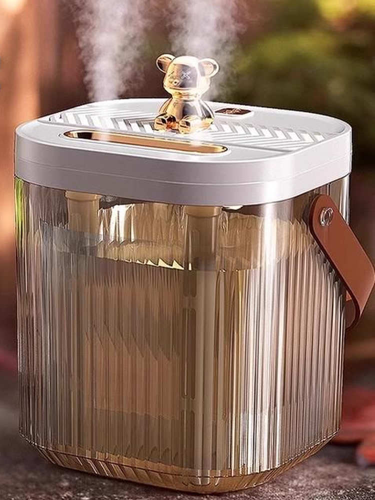 加湿器家用大雾量大容量双喷卧室静音小型便捷桌面补水空气净化器