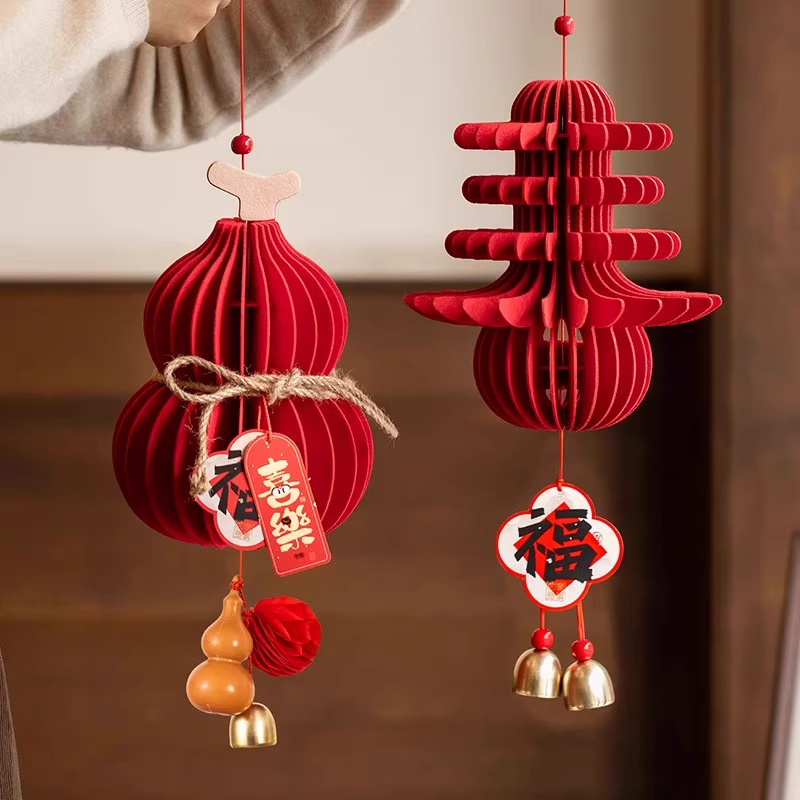 2026马年葫芦小灯笼贺年挂饰