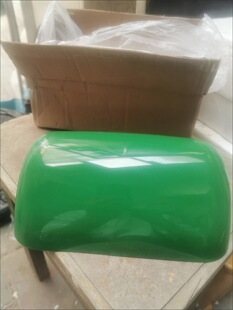 银行台灯老上海仿古外壳罩亚克力中式复古绿色灯罩玻璃灯具配件