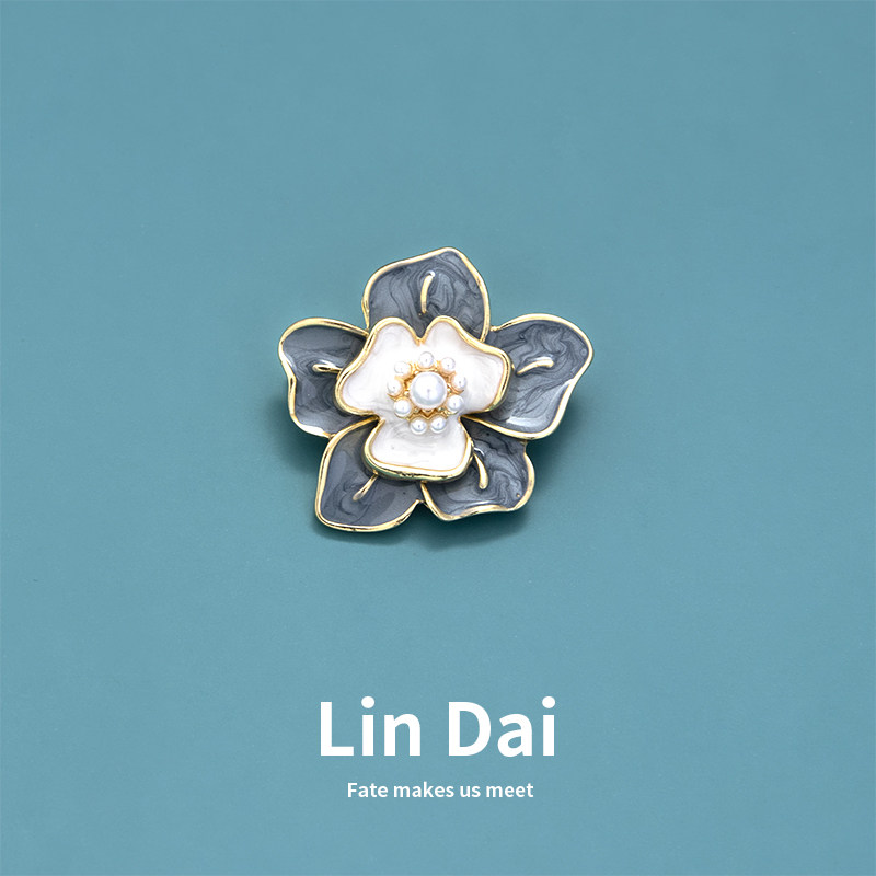 山茶花珍珠胸针小香风植物花卉珐琅别针情侣西装领口配饰胸花男女,饰品/流行首饰/时尚饰品新,胸针,淘宝优惠券,粉丝福利购,淘宝优惠卷