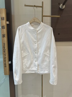 新款 抗皱好打理飞行夹克短外套免烫超态棉26年春季 HKR正品 现货OF