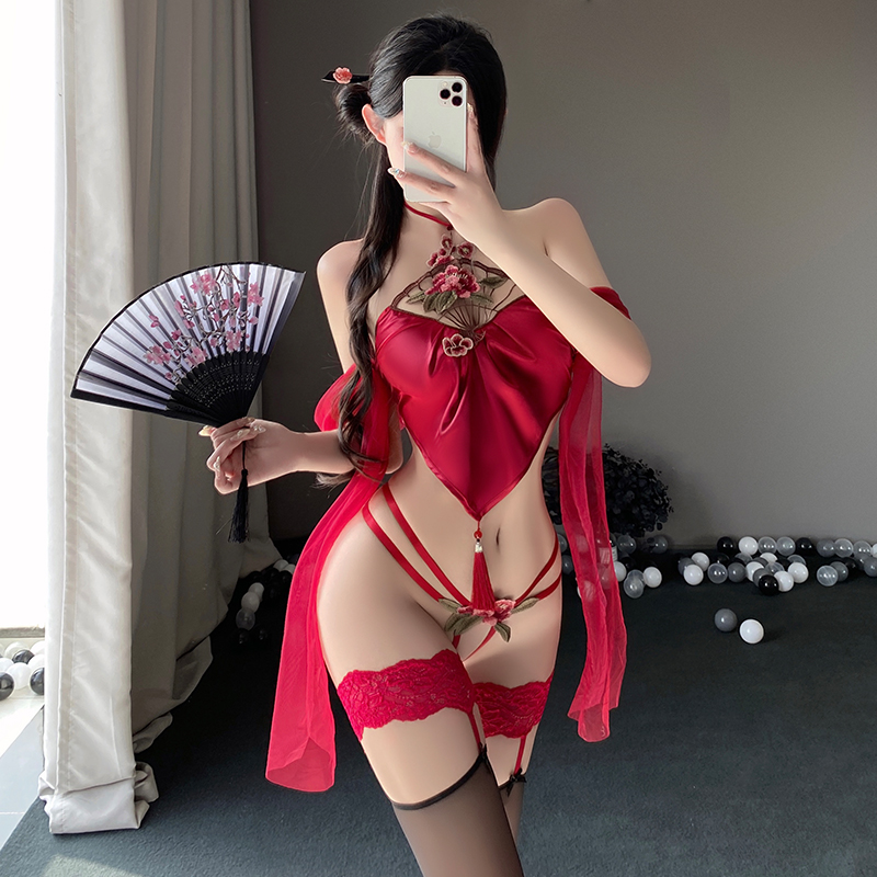 情调睡衣女性感肚兜汉服2