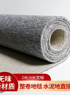简约无味水泥地直铺定制办公地毯