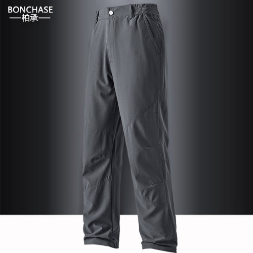 春秋新款长裤男款弹力运动休闲裤多色多袋宽松大码速干户外工装裤