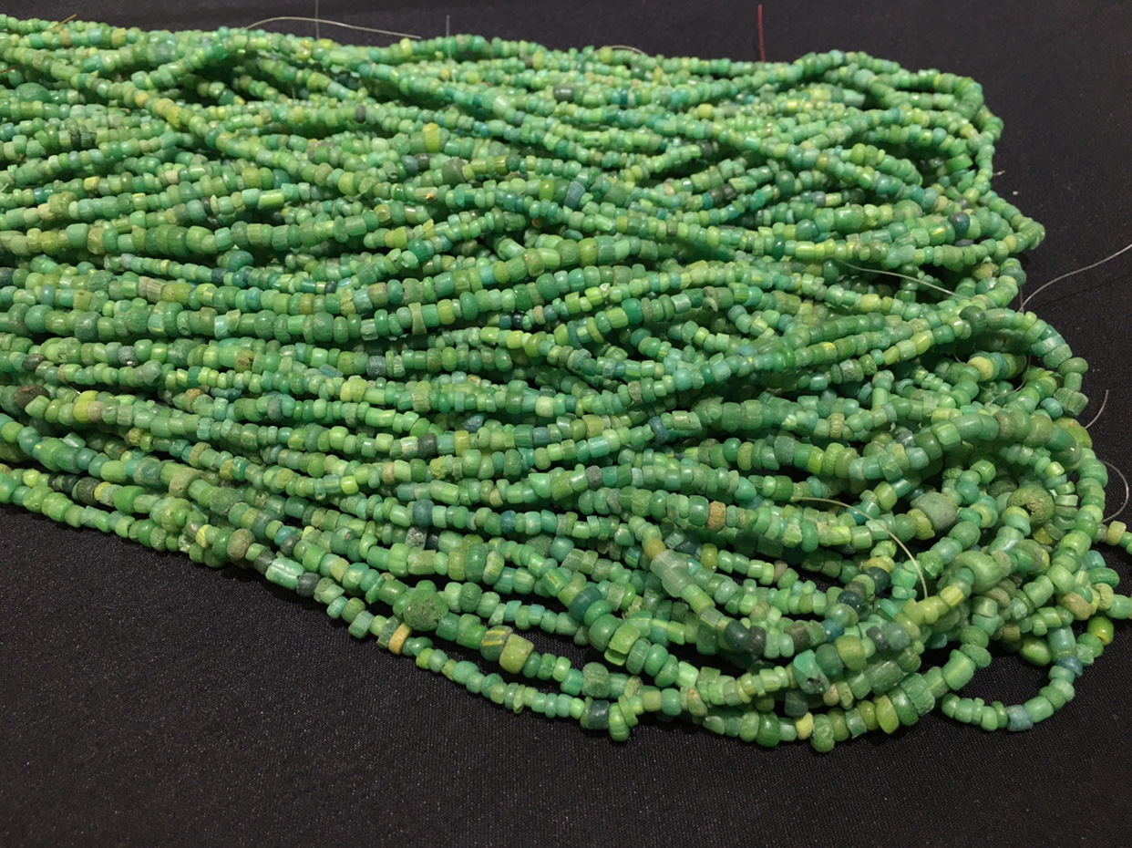 汉代合浦老琉璃 西亚贸易珠老琉璃合浦琉璃diy锁骨项链手链配饰