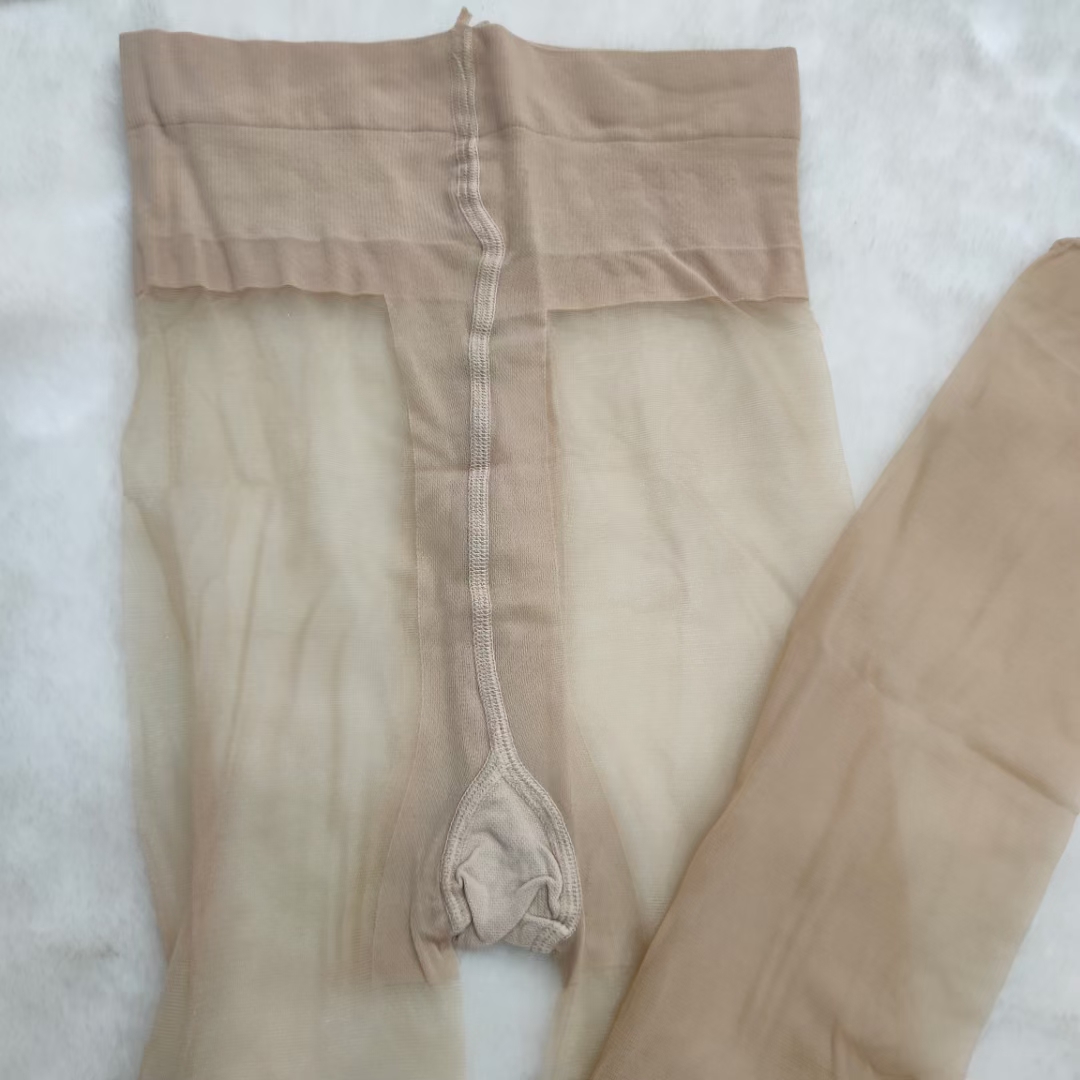 晨尔8601夏季玻璃袜超薄T裆打底裤女包芯丝透明丝袜连脚