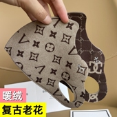 高颜值骑行面罩 老花立体支撑透气一片式 暖绒秋冬新款 保暖口罩时尚