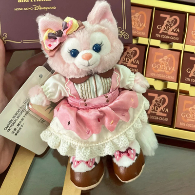 新款巧克力玲娜贝儿挂件公仔可爱狐狸七夕礼物玩偶女生包包挂饰