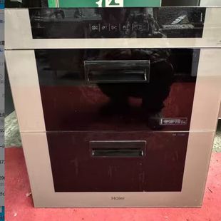 定制海尔消毒碗柜配件100F-2黑色钢化玻璃耐高温面板门板抽屉柜门