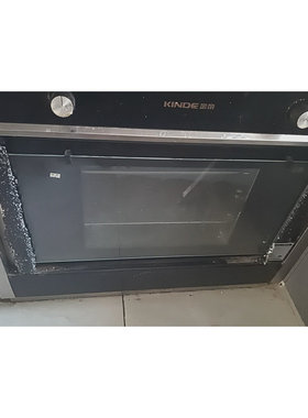 金帝嵌入式集成灶JJZT-KD2配件黑色钢化玻璃破裂定制门板面板抽屉