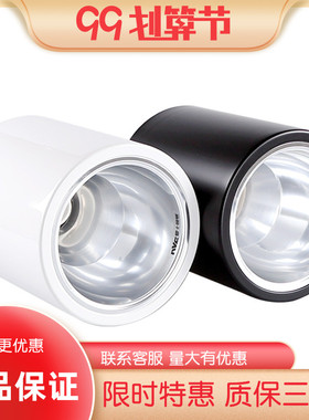 nVc 雷士照明吊装明装筒灯 NDLM9135 NDLM914 915 916 918白黑色