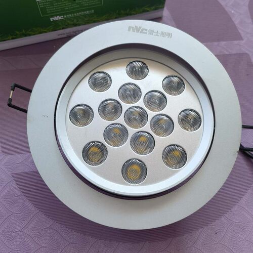 nVc雷士LED射灯天花灯筒灯 NLED115D 车铝天花灯 开孔140mm