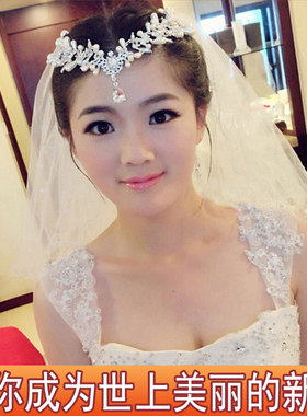 新娘额饰眉心坠婚纱项链