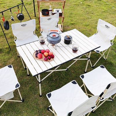 原始人折叠桌露营便携式