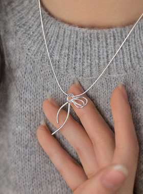 925银女时尚不掉色项链