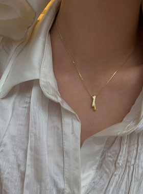 925纯银女时尚不变黑项链