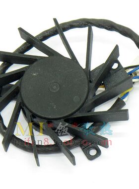 全新显卡风扇 GB51B2M0.18A 直径4.4cm 孔距3.4-2.7-3.4 双滚 4线