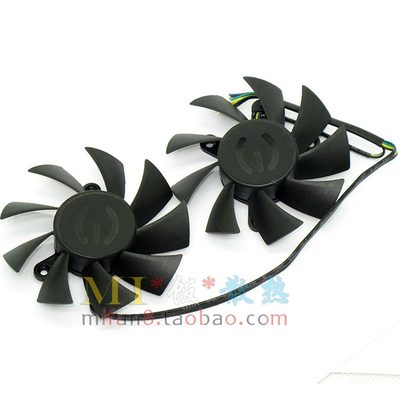 EVGA GTX660ti 670 680 PLA08015S12HH 直径7.5 孔距4.2 显卡风扇