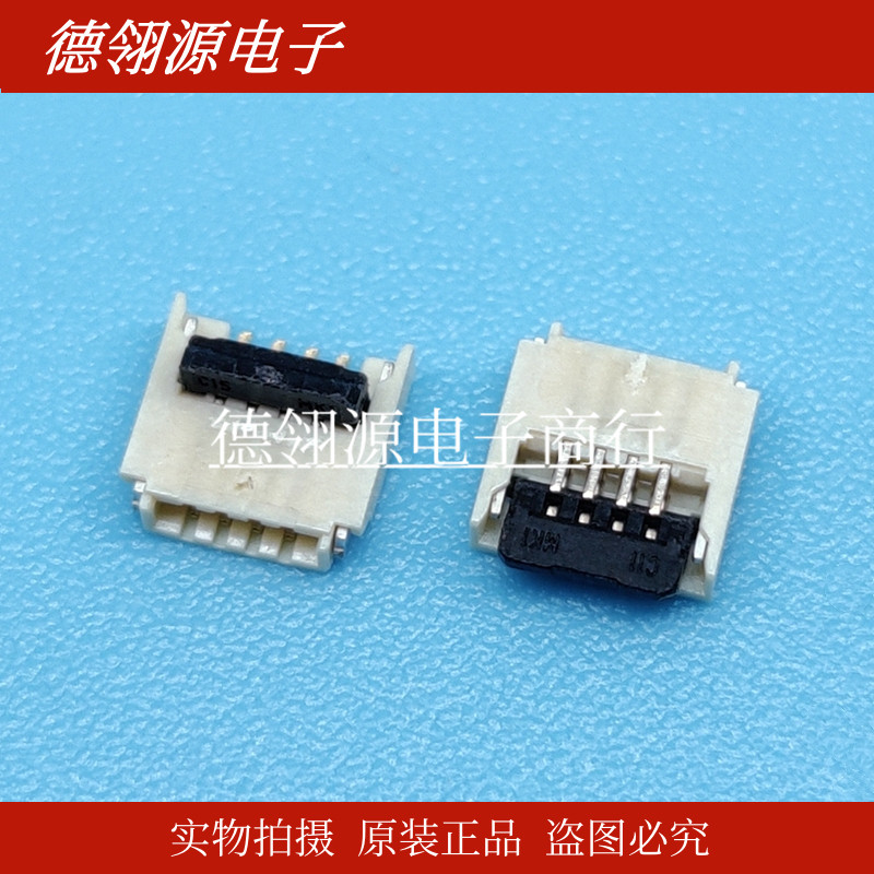 503480-0440 5034800440 0.5mm间距4pin后翻盖式MOLEX原装连接器