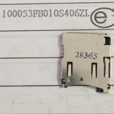 100053FB010S406ZL 原装正品TF卡座