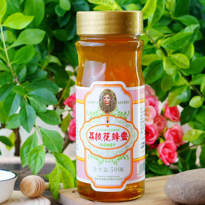 海南老字号卓津荔枝花蜜500g纯正火山荔枝蜜源绿色食品认证包邮